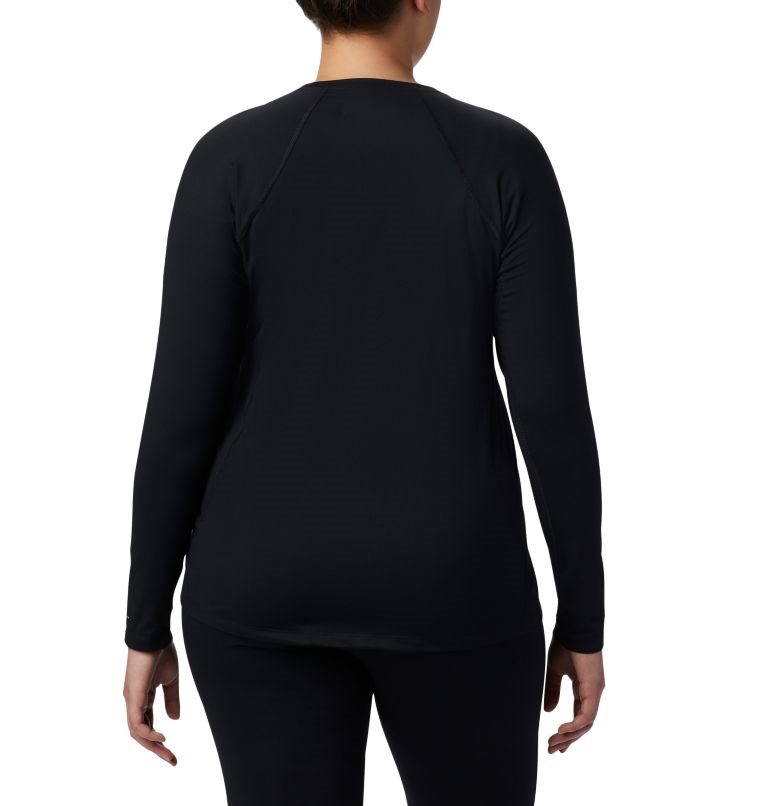 Women's Columbia Midweight Stretch Long Sleeve Sweatshirts Black | Plus Size CA-C480C